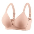 thumbnail image 1 of Push up Sports Bras for Women Padded Bra Feature V-Neck No Underwire Bra Style W-254 Hook and Eye Closure Strapless Backless Bra Pinks 90, 1 of 6