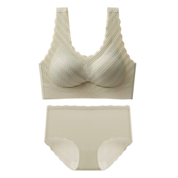 Push up Strapless Bra Women Seamless Feature V-Neck Molded W-798