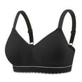 thumbnail image 1 of Push up Wireless Bras for Women Soft Support Seamless Comfortable Brassiere Wirefree Full Cup Bralette, 1 of 2