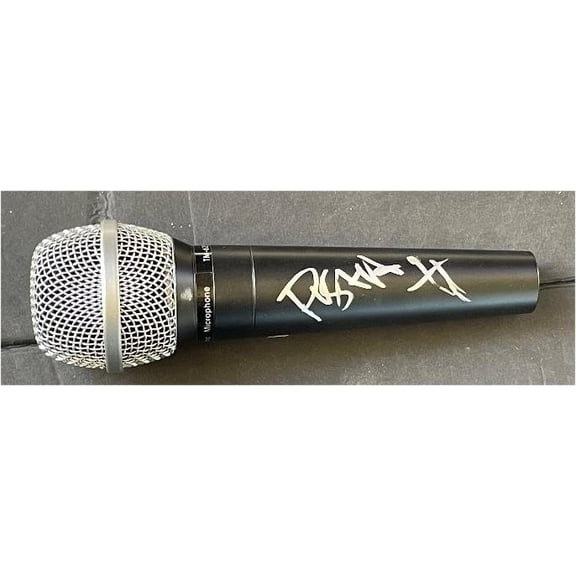 Pusha T Signed Autographed Sowe Microphone Rapper/Songwriter JSA AQ10496