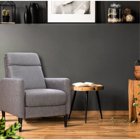 Pushback Reclining Armchair | For Chatting with Friends | Upholstered Cover | Eases Lower Back Pain