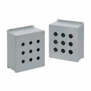 Pushbuttn Enclsure,4.00 in H,Mild Steeel E1PBX