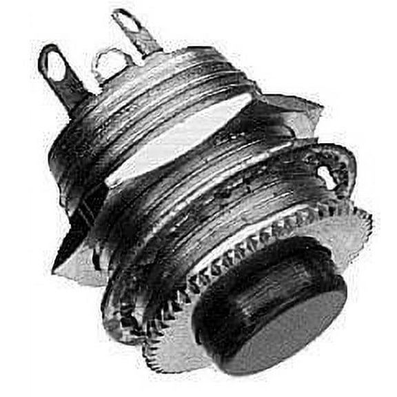 Pushbutton Switches BLACK BUTTON SWITCH round (1 piece) - 913X