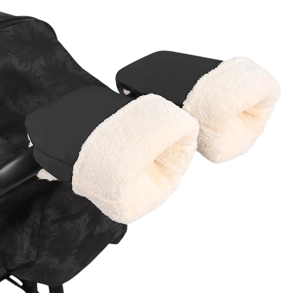 Pushchair Hand Muff,Pram Gloves Strollers Mittens,Winter Waterproof Windproof Extra Thick Handmuff for Pram