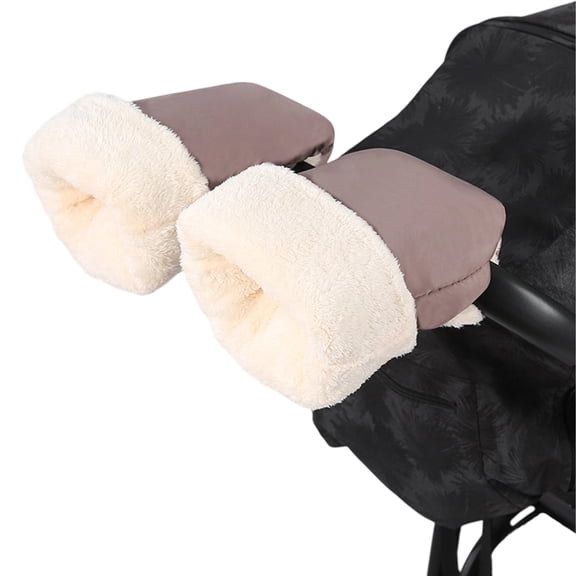 Pushchair Hand Muff,Pram Gloves Strollers Mittens,Winter Waterproof Windproof Extra Thick Handmuff for Pram