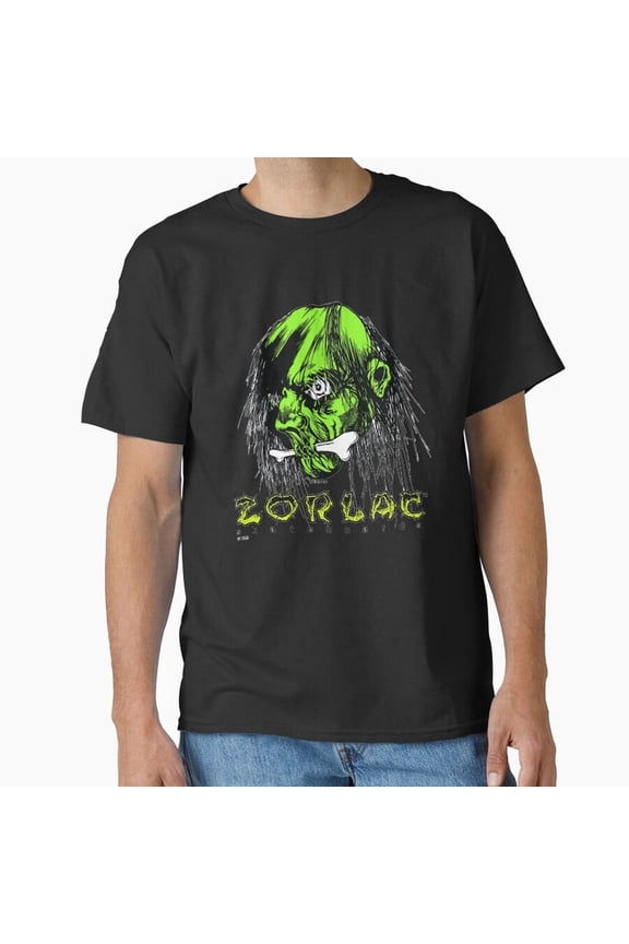 Pushead Zorlac Skateboards Shrunken Head Art H24386 Unisex T-Shirt, Up to 5XL Available