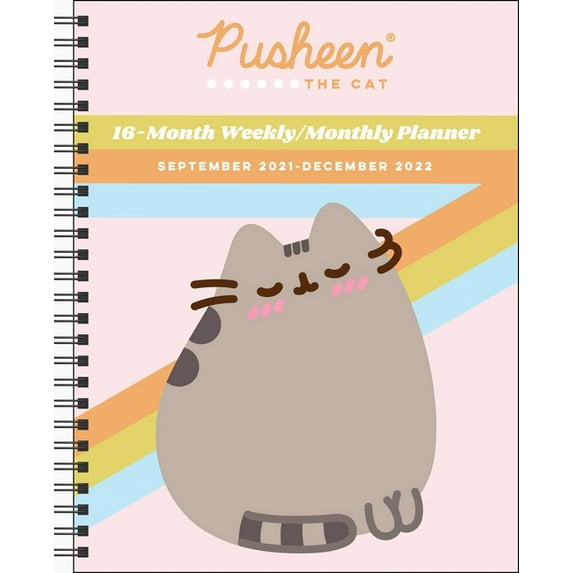 Pusheen 16-Month 2021–2022 Monthly/Weekly Planner Calendar (Calendar)