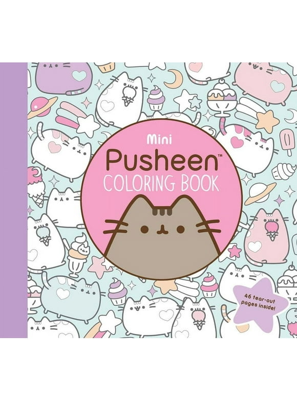 Pusheen Book: Mini Pusheen Coloring Book (Paperback)