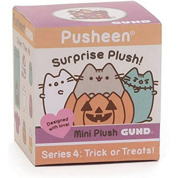 Pusheen Cat Plushie, Blind Box Series #4: Halloween, Washable