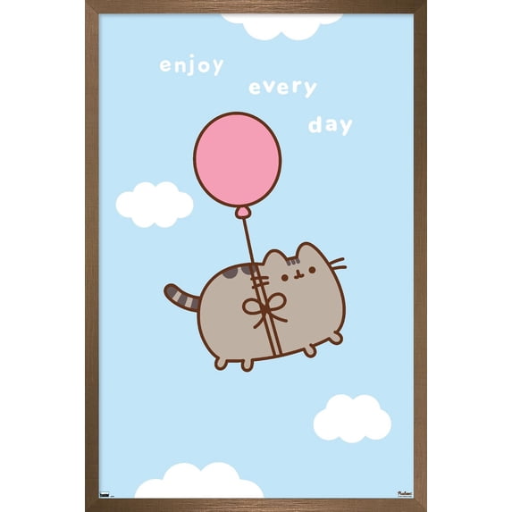 Pusheen - Enjoy Every Day Wall Poster, 22.375" x 34" Framed