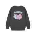 thumbnail image 1 of Pusheen Girls Grey Sweatshirt, 1 of 5