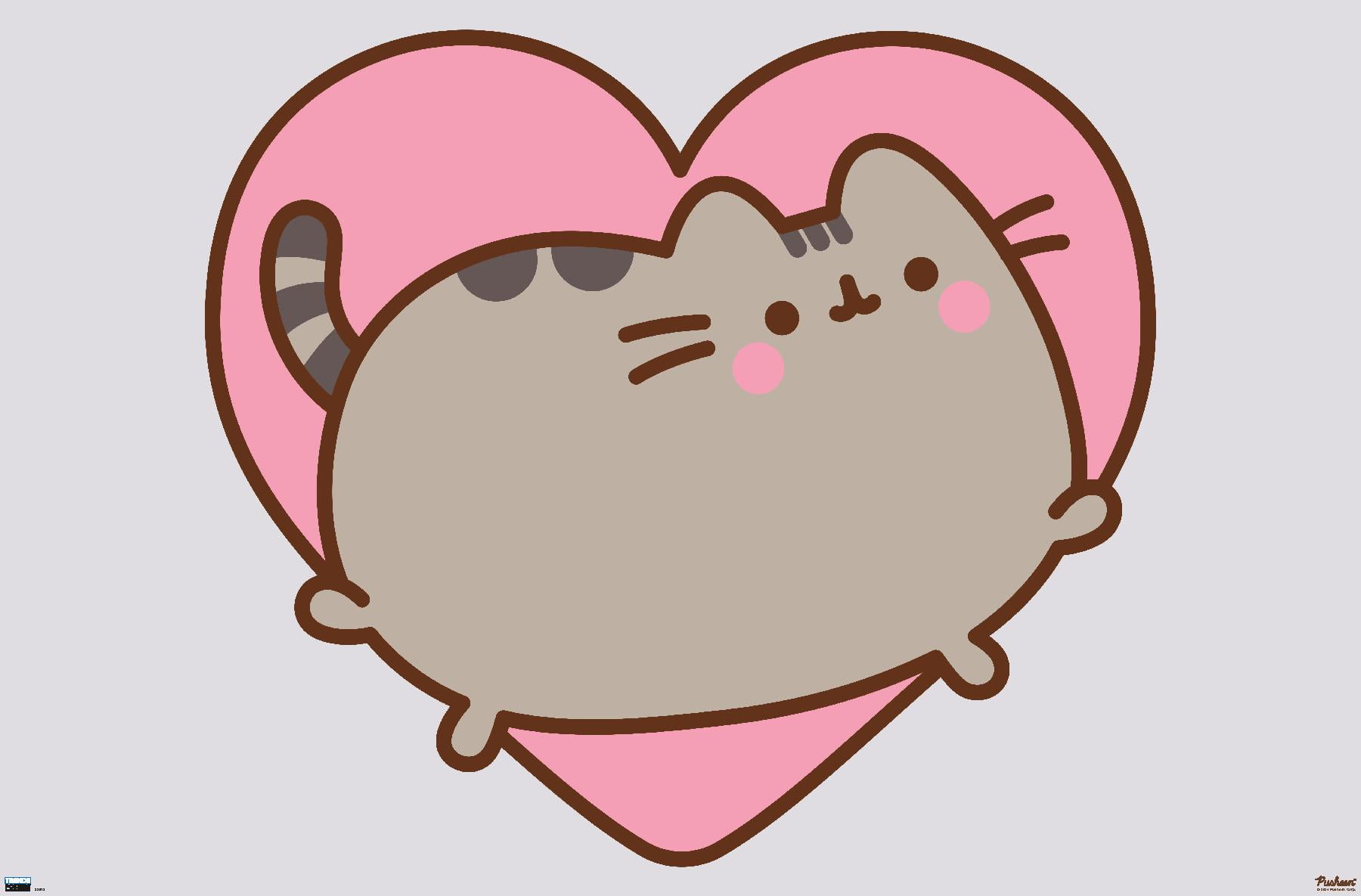 Pusheen - Heart Wall Poster, 14.725" x 22.375"