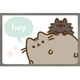 thumbnail image 1 of Pusheen - Hey Wall Poster, 22.375" x 34" Framed, 1 of 6