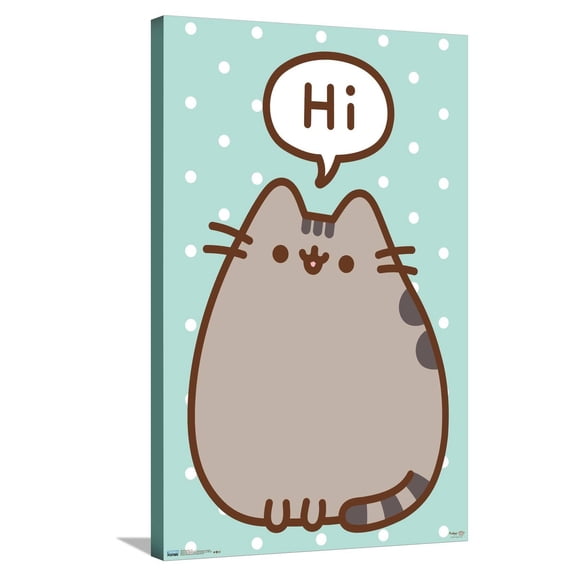 Pusheen - Hi Canvas Wall Poster, 22.375" x 34"