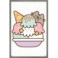 thumbnail image 1 of Pusheen - Ice Cream Wall Poster, 22.375" x 34" Framed, 1 of 5
