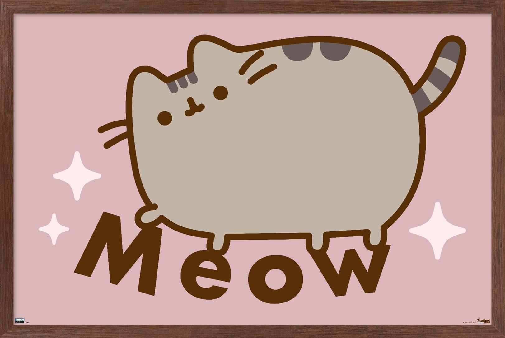 Pusheen - Meow Wall Poster, 14.725" x 22.375" Framed