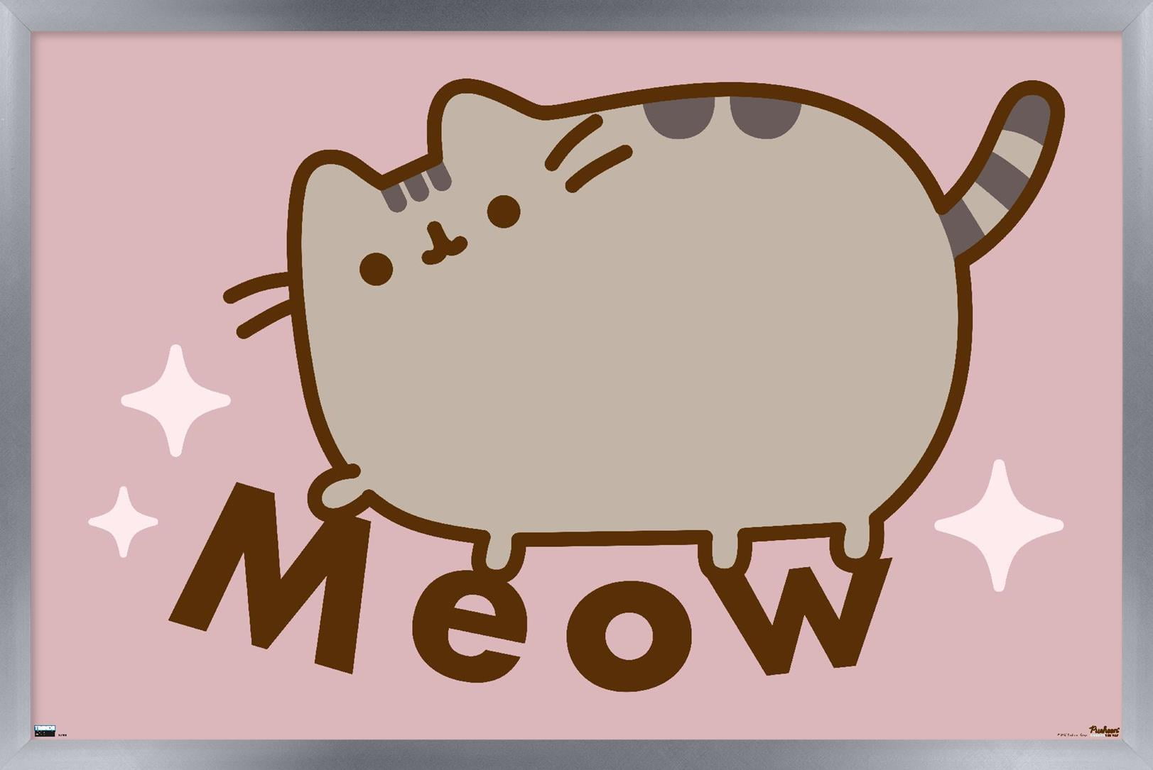 Pusheen - Meow Wall Poster, 22.375" x 34" Framed