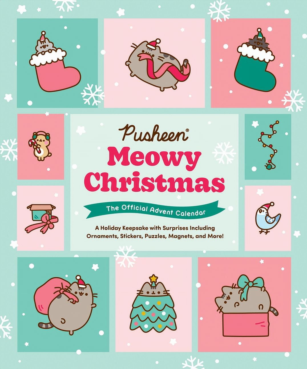 Pusheen Meowy Christmas: The Official Advent Calendar: A Holiday Keepsake with Surprises Including Ornaments, Stickers, , (Paperback)