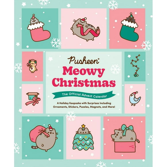 Pusheen Meowy Christmas: The Official Advent Calendar : A Holiday Keepsake with Surprises Including Ornaments, Stickers, Puzzles, Magnets, and More! (Calendar)