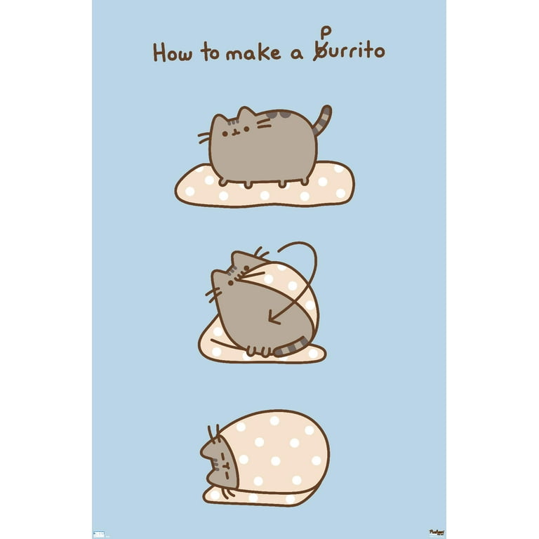 Pusheen Purrito Wall Poster, x 34