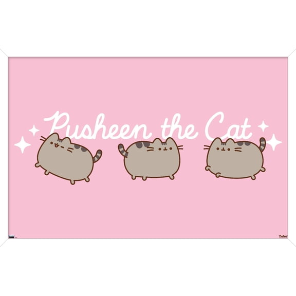 Pusheen - Pusheen The Cat Wall Poster, 14.725" x 22.375" Framed
