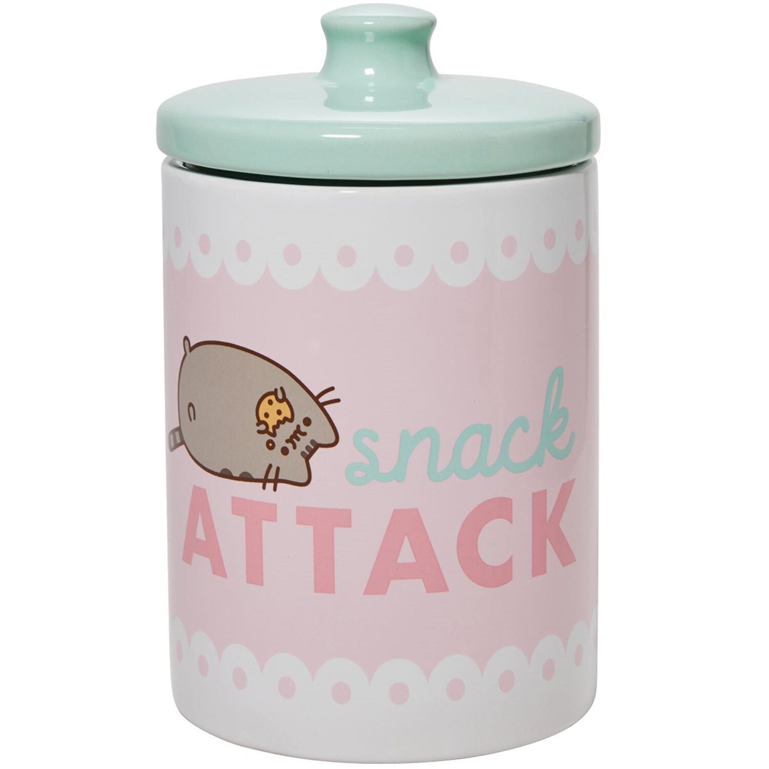 Department 56 Pusheen Snack Attack Medium Cookie Jar 7.5in H