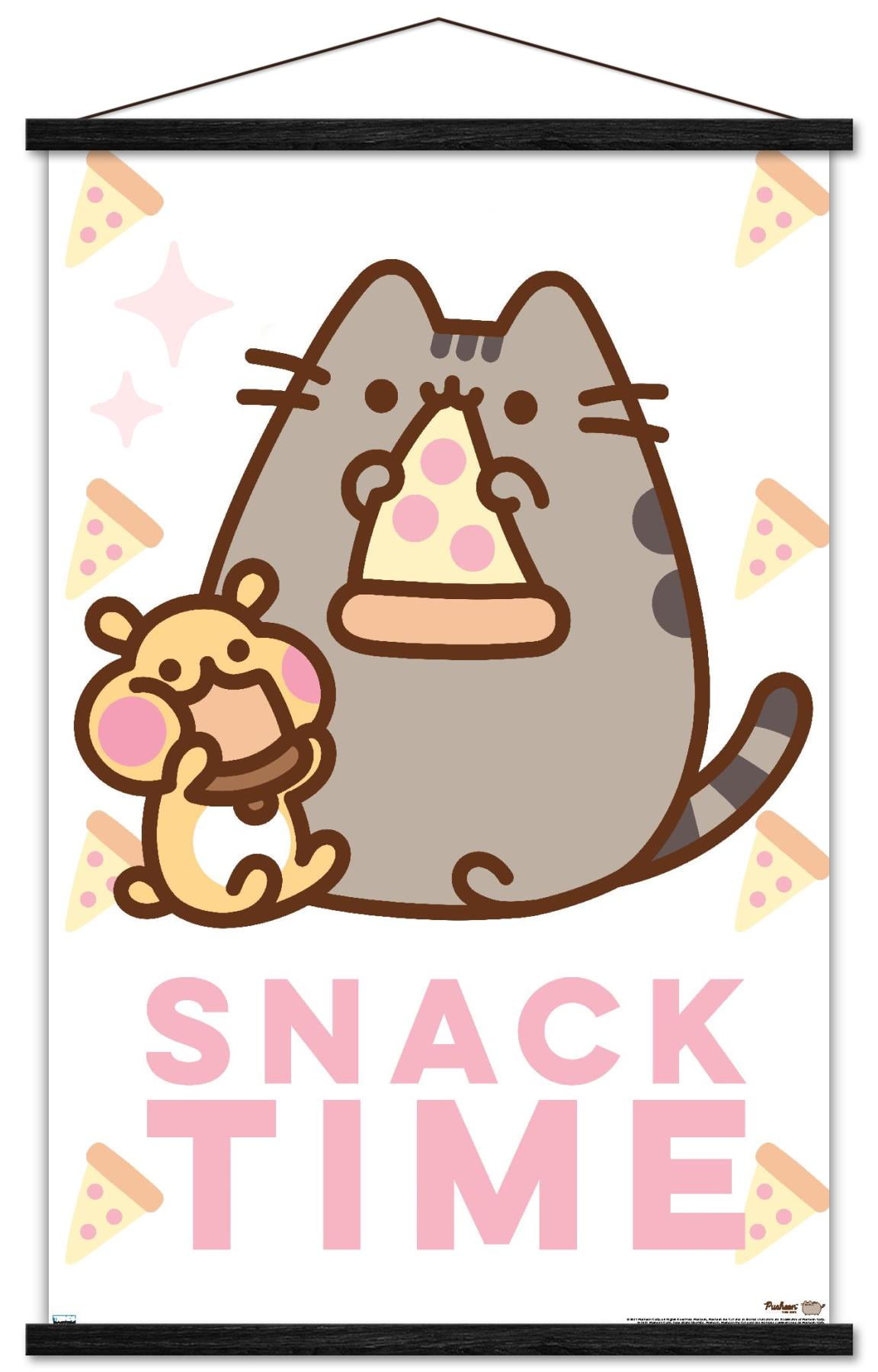 Pusheen - Snack Time Wall Poster with Magnetic Frame, 22.375