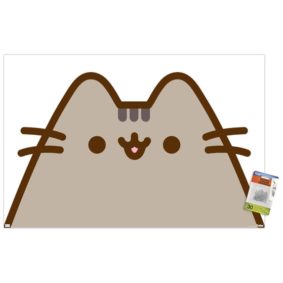 Pusheen - Surprise Wall Poster with Pushpins, 22.375" x 34"