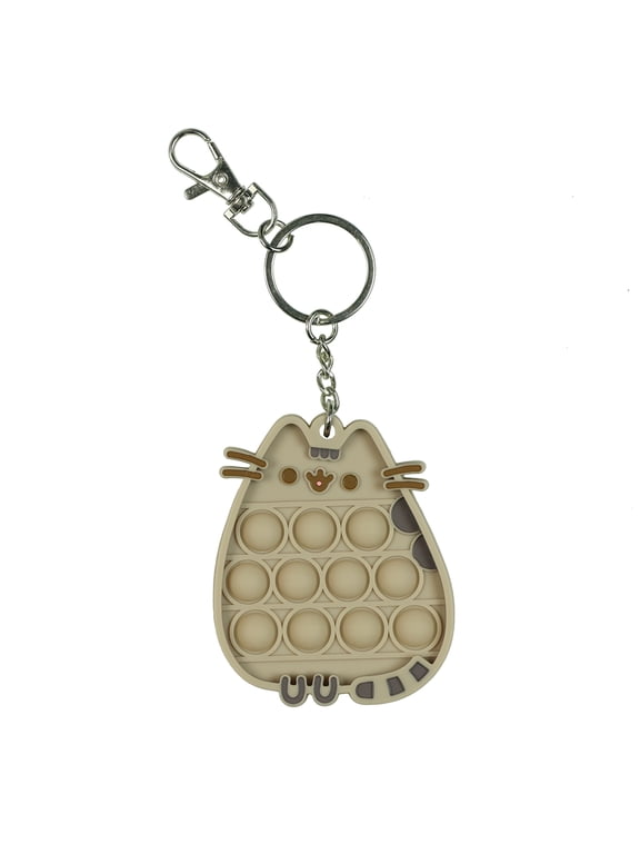 Pusheen The Cat Bubble Fidget Popper Keychain Sensory Toy 3"