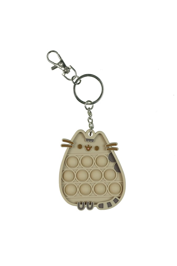 Pusheen The Cat Bubble Fidget Popper Keychain Sensory Toy 3"