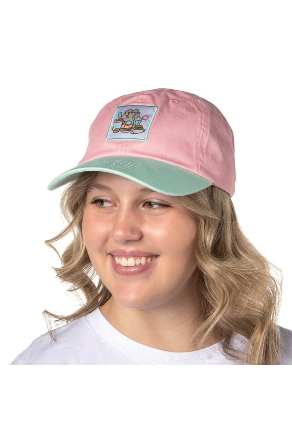 Pusheen The Cat Hat Snacks And Treats Adjustable Cap Hat For Women