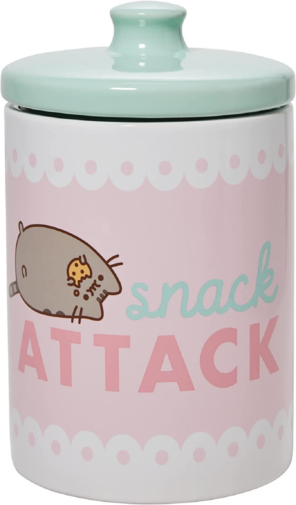 Department 56 Pusheen Snack Attack Medium Cookie Jar 7.5in H