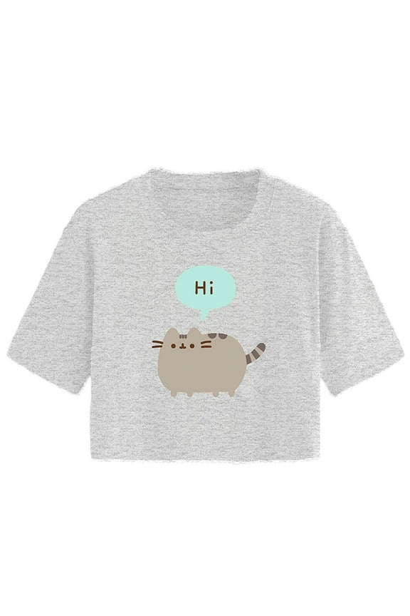 The Cat Vintage Junior Women's Rough Cut Bottom Cropped Top Size Large