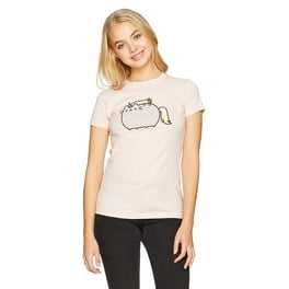 Pusheen Womens Beige Short Sleeved T-Shirt