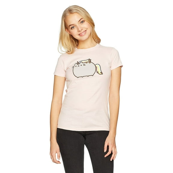 Pusheen Women's Pusheenicorn T-Shirt, Pink, X-Large