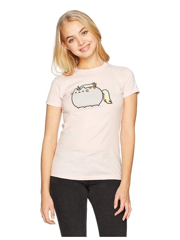 Women's Pusheenicorn T-Shirt, Pink, X-Large