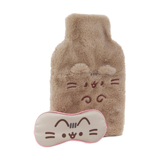 Pusheen Womens Hot Water Bottle And Eye Mask Set (Pack of 2)