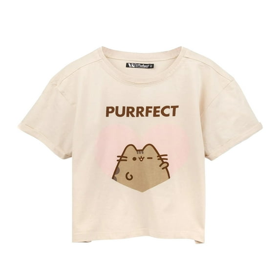 Pusheen Womens Purfect Cat Crop Top
