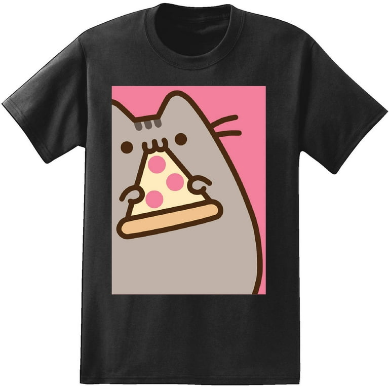 Pusheen cat cheap eating pizza