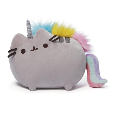 GUND Pusheen Pusheenicorn, Premium Plush Unicorn Cat Stuffed Animal, Rainbow, 13"