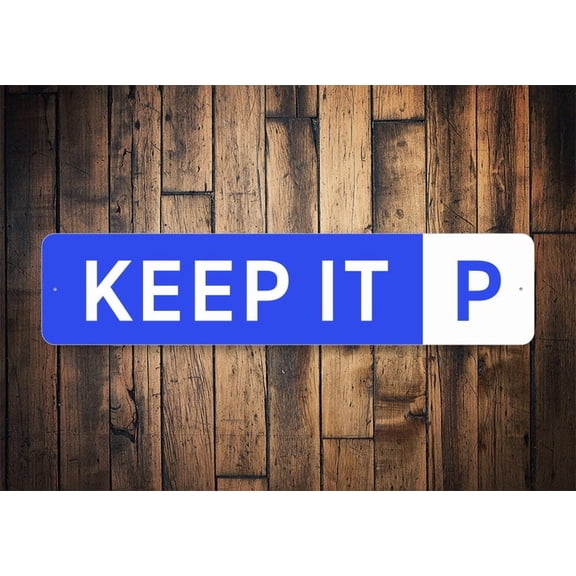 Pushing P Funny Trend Decor Trendy Decor Gift For Rapper Hip Hop Gift Rapper Gift Gift For Kids Funny Gift Funny Decor Gift - Size: 16 x 4 Inches