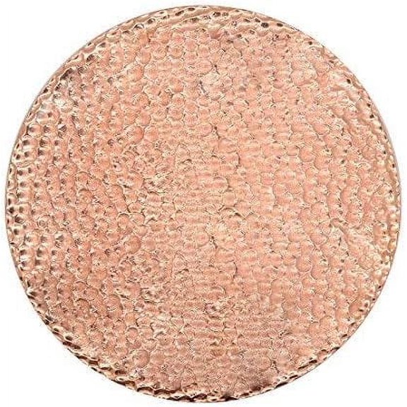 Pushka Home Copper, Gold & Silver Hammered Drinks Coasters (Copper)