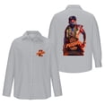 thumbnail image 1 of Pushpa 2 The Rule Long Sleeved Shirts Hip Hop Shirt Longsleeve Fashion Men V-neck, 1 of 2