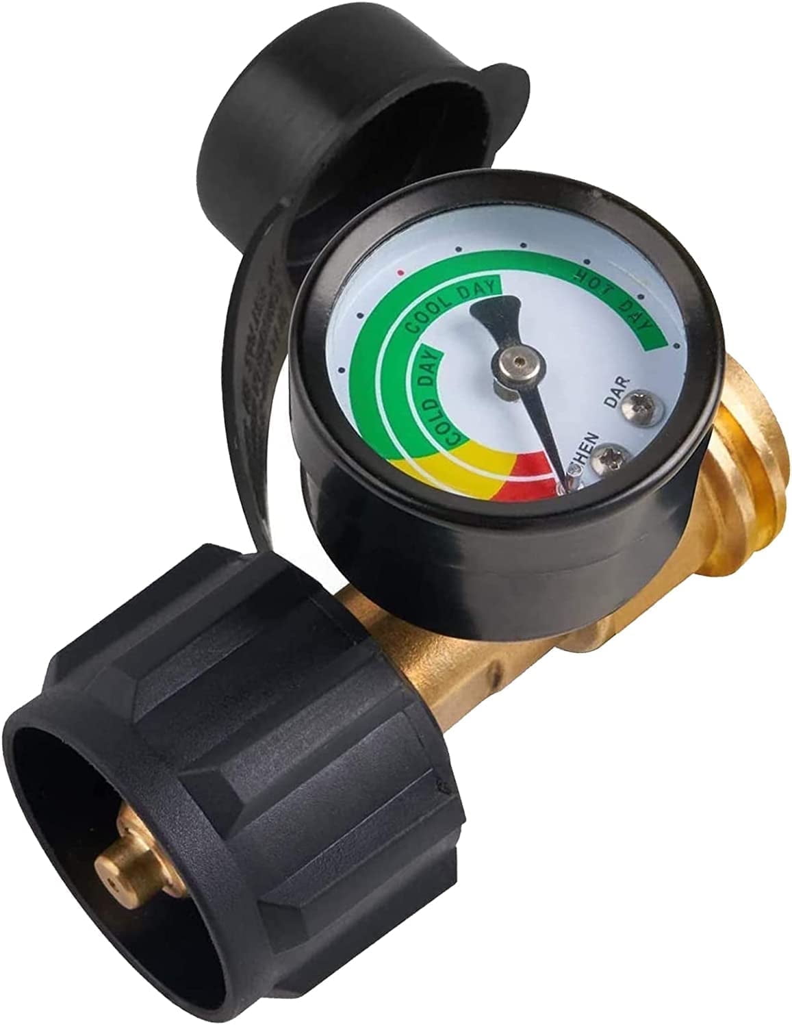 Pushtek Propane Tank Gauge Level Indicator, Leak Detector for 5-40lb