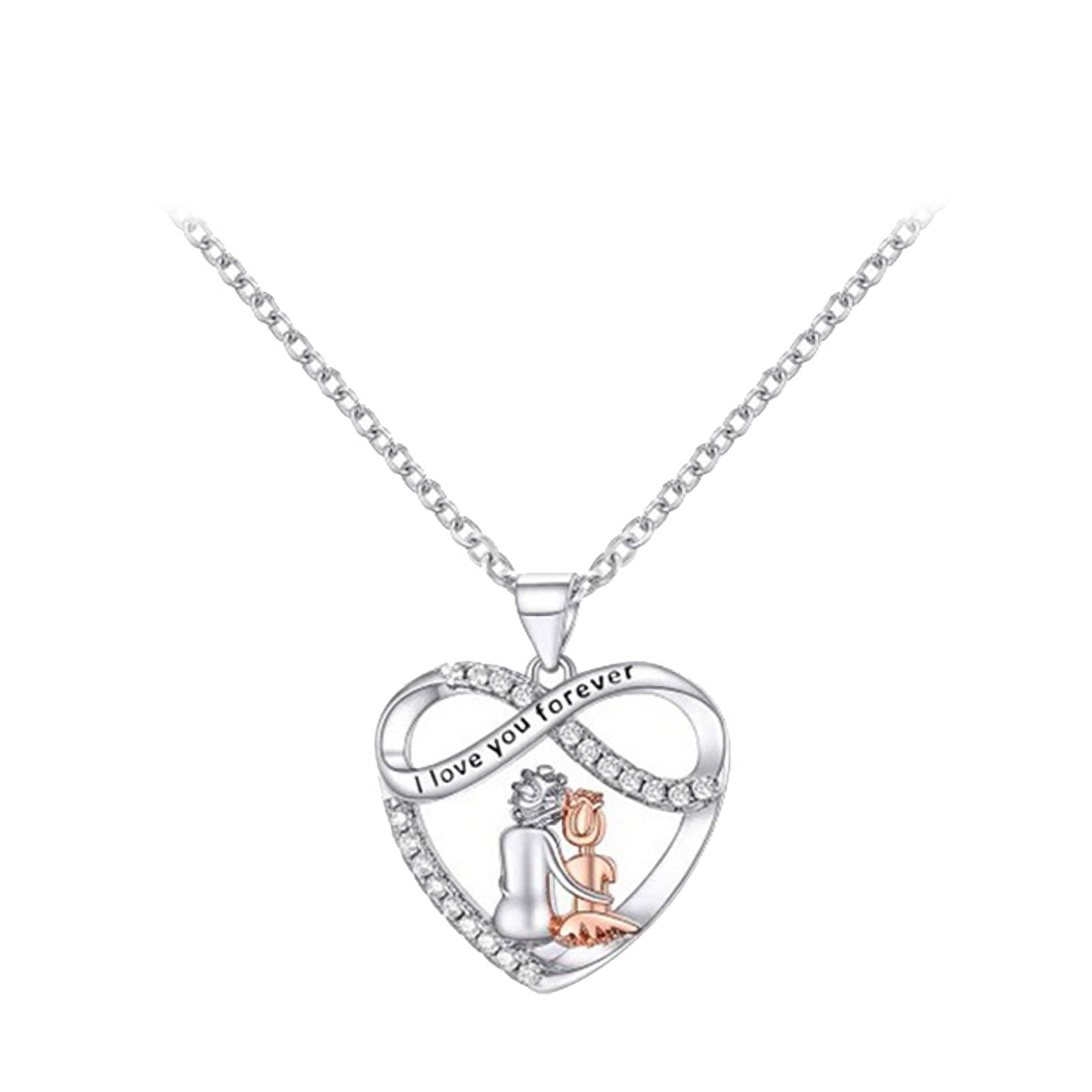 Locket Necklace Grandma And Granddaughter Necklace Grandma Gift