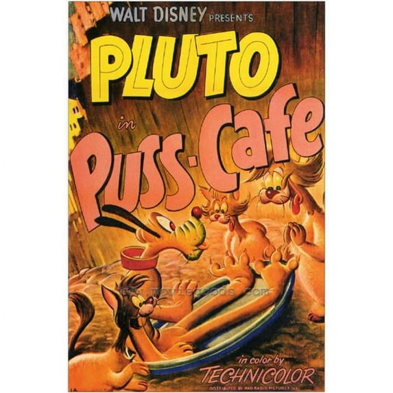 Puss Cafe Movie Poster - 27 x 40 in.