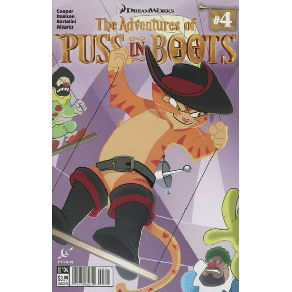 Puss In Boots #4B VF ; Titan Comic Book
