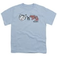 thumbnail image 1 of Puss N Boots Rebus Logo Youth 18/1 T-Shirt Light Blue, 1 of 2