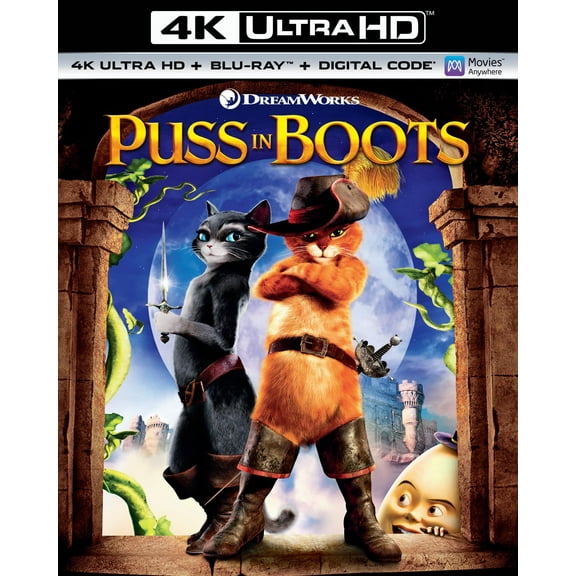 Puss in Boots (4K Ultra HD + Blu-ray + Digital Copy)