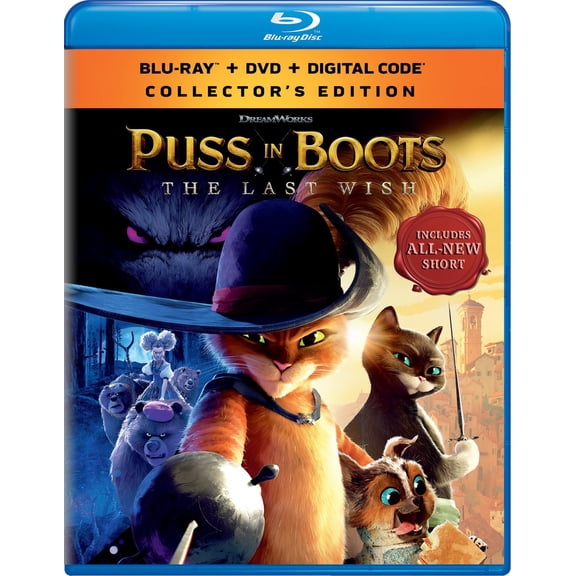 Puss in Boots: The Last Wish (Blu-ray + DVD + Digital Copy)